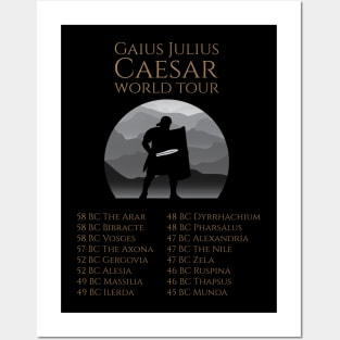 Julius Caesar World Tour - Ancient Roman History - SPQR Posters and Art